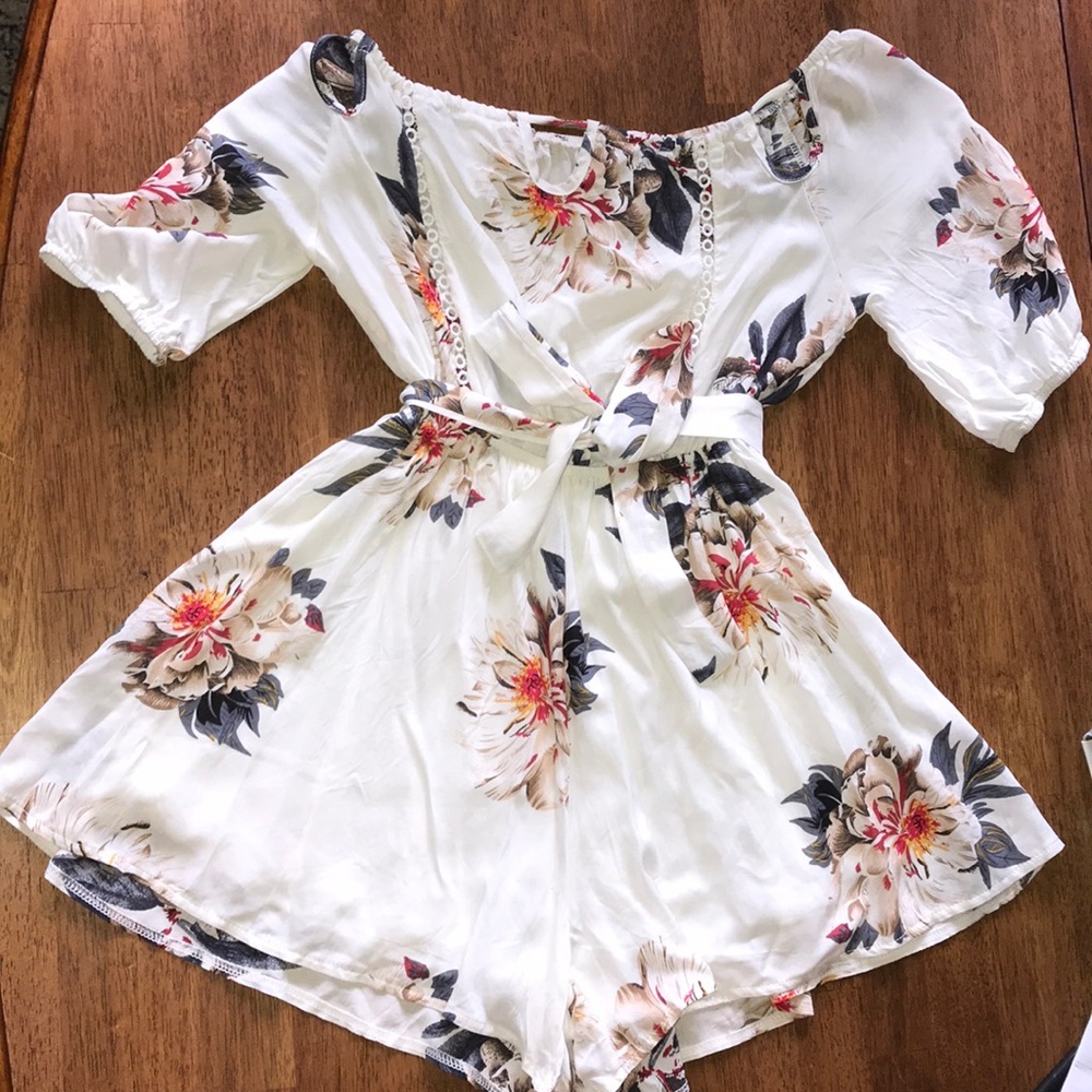Flower printed Romper